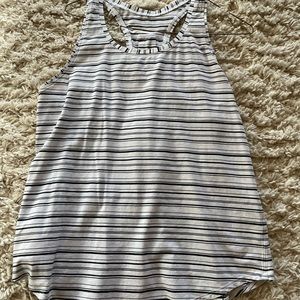 Black and white striped Lulu tank